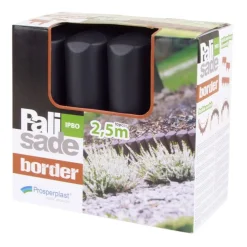 Pseudohersteller Beeteinfassung^Gartenpalisade Ipbo 2,5M Anthrazit