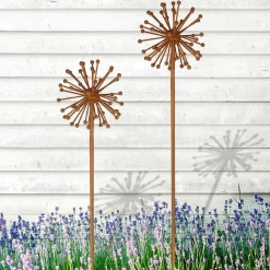 TP Gartenstecker^Gartenstecker Allium In Rostbraun 100Cm