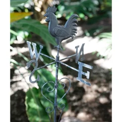 TP Gartenstecker^Gartenstecker Wetterhahn 109,5Cm Vintage-Grey