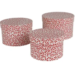 TP Dekokisten Und Truhen^Geschenkboxen-Set Rund Ilex 3-Teilig