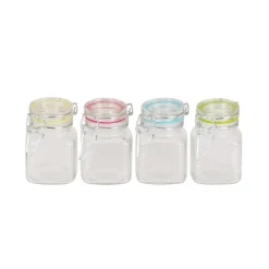 TP Vorratsdosen^Gewurzglaser-Set 4-Teilig Klar 100Ml