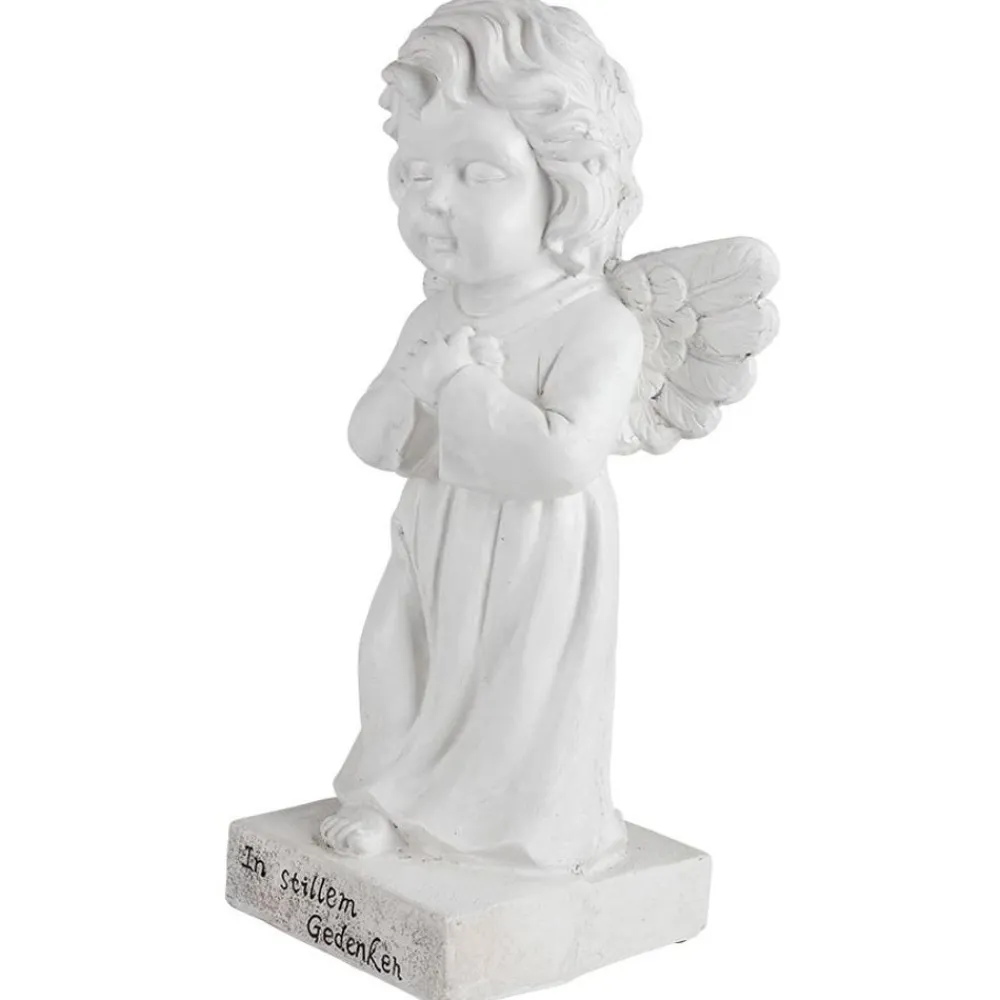 TP Gartenfiguren^Grabfigur Engel In Stillem Gedenken 56Cm