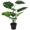 Flowers for You Kunstpflanzen Und Trockenblumen^Grose Kunstliche Monstera Im Topf 90Cm