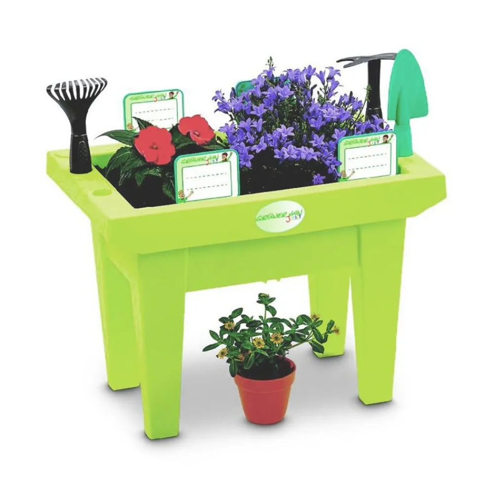 Grüner Jan Junior Spielzeug Für Draußen^Gruner Jan Junior Kinder-Hochbeet Mit Zubehör 43X31X27,5Cm