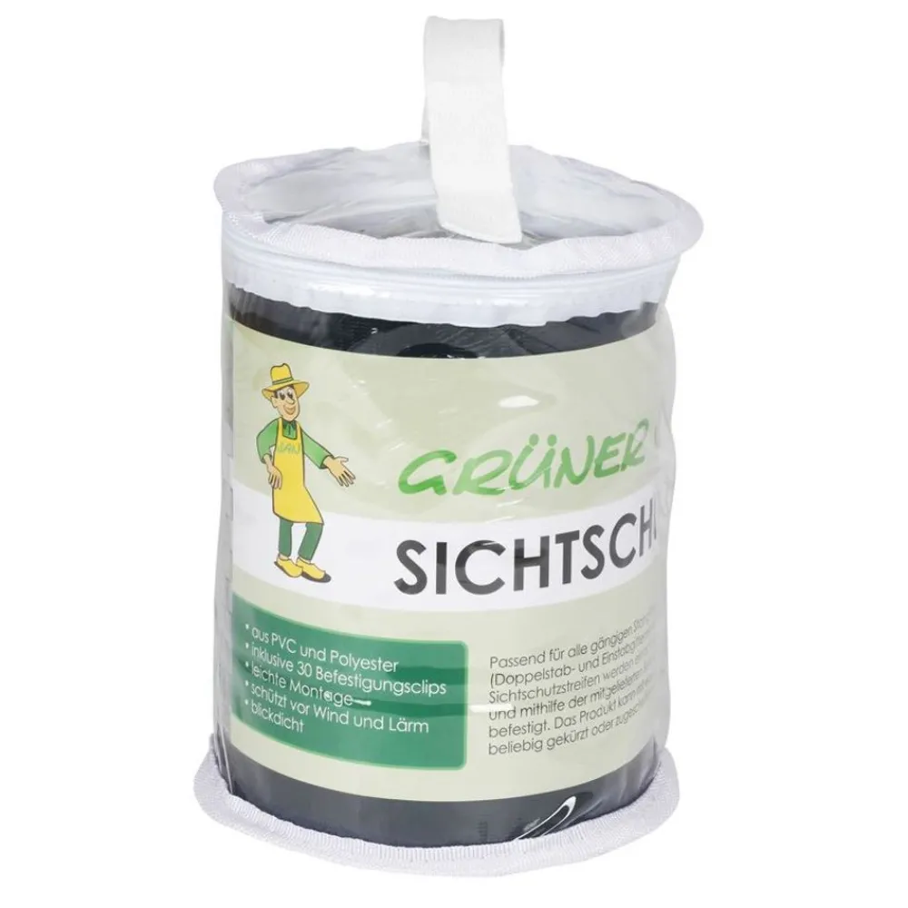 Grüner Jan Sichtschutz^Gruner Jan Pvc-Sichtschutz-Streifen 35M Anthrazit