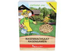 Grüner Jan Rasensamen^Gruner Jan Rasensamen Rasennachsaat Premium 1Kg