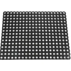 Pseudohersteller Haushaltshelfer^Gummi-Fusmatte 80X60Cm Schwarz