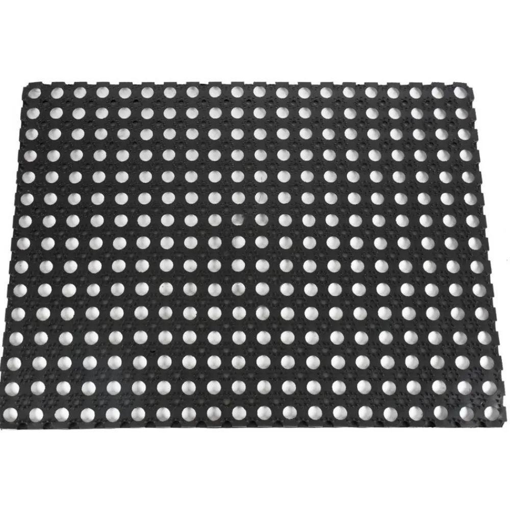 Pseudohersteller Haushaltshelfer^Gummi-Fusmatte 80X60Cm Schwarz