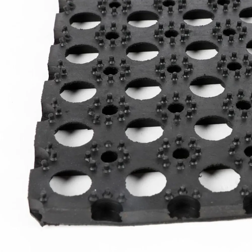 Pseudohersteller Haushaltshelfer^Gummi-Fusmatte 80X60Cm Schwarz