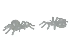 TP Gartenfiguren^Halloween Deko-Spinne Fluoreszierend 2Er-Set