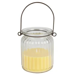 TP Duftkerzen^Henkelglas Mit Citronella 7,5X9,5Cm Pastell