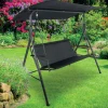 Sunny Moments Gartenbänke^Hollywoodschaukel 170X110X153Cm Anthrazit