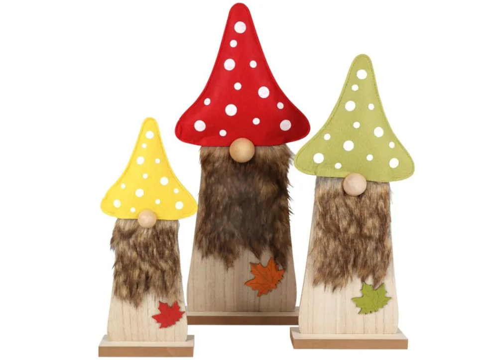 New Home Autumn Weihnachtswichtel^Holzdeko Herbstwichtel 50,5Cm