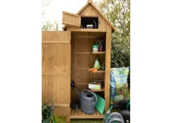 TP Gartenschränke^Holz-Gartenschrank 179Cm Natur