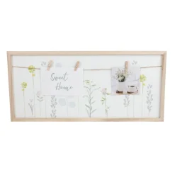 New Home Sonstige Innendeko^Holz-Memoboard Blumenprint