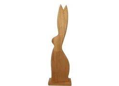TP Gartenfiguren^Holz-Osterhase Klein 40Cm