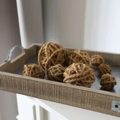 TP Bretter Und Tabletts^Holztablett-Set Mit Zinkplatte 2-Teilig