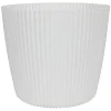 Prosperplast Pflanzkübel^Indoor-Ubertopf Milly Rillendesign 29Cm Weis