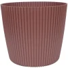 Prosperplast Pflanzkübel^Indoor-Ubertopf Milly Rillendesign 29Cm Dunkelrosa