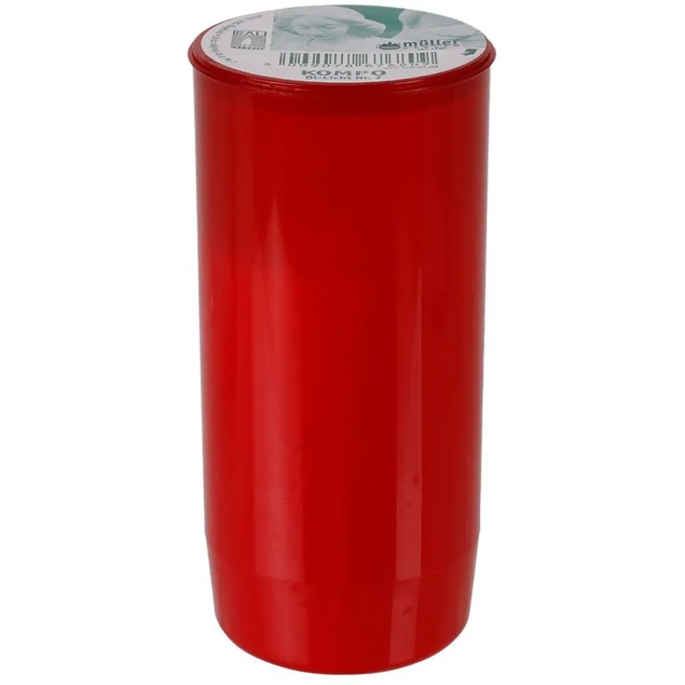 TP Stumpenkerzen^Jumbo Ol-Grablicht Rot