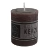 New Home Candlelight Stumpenkerzen^Kerze Rustikal 68X80Mm Anthrazit