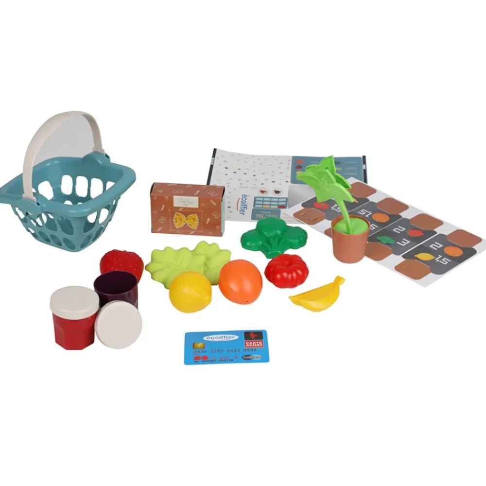 ecoiffier Spielzeug Für Drinnen^Kinder-Marktstand Mit Zubehör 50,5X30X69Cm 22-Teilig