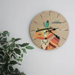 TP Sonstige Innendeko^Kinder-Wanduhr Tierdesign 33,5Cm