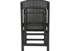 Ipae Progarden Gartenstühle^Klappstuhl Asso Rattanoptik Ca. 48X76X47Cm Anthrazit
