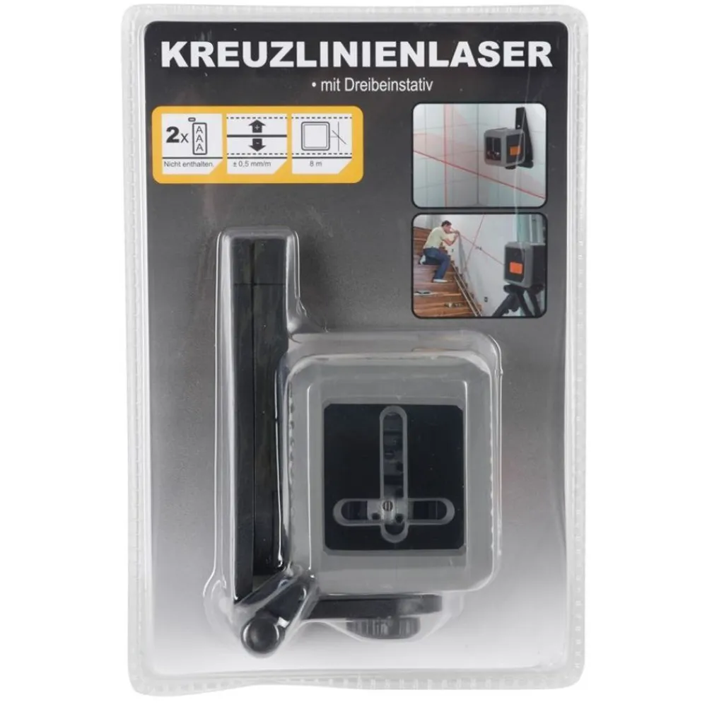 TP Werkzeuge^Kreuzlinienlaser Mit Dreibeinstativ