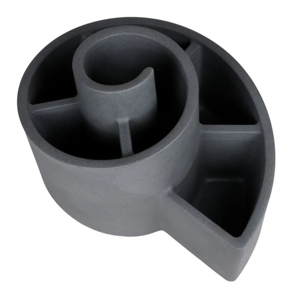 Jelenia Plast Pflanzkübel^Kubus Xxl-Krauterspirale 80X50X64Cm Anthrazit