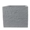 Jelenia Plast Pflanzkübel^Kubus Ziegel-Pflanzkübel 39X33X39Cm Grau