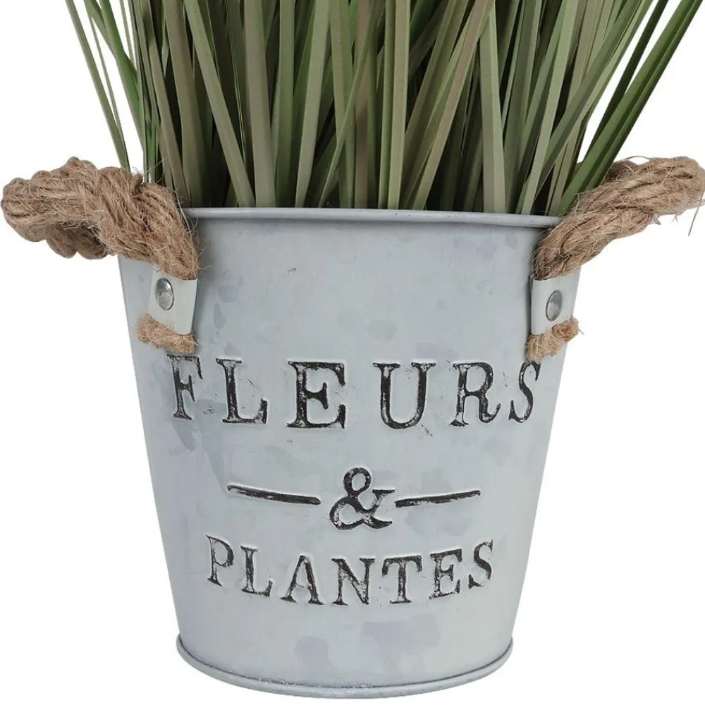 TP Kunstpflanzen Und Trockenblumen^Kunstliches Gras Im Dekotopf 42Cm