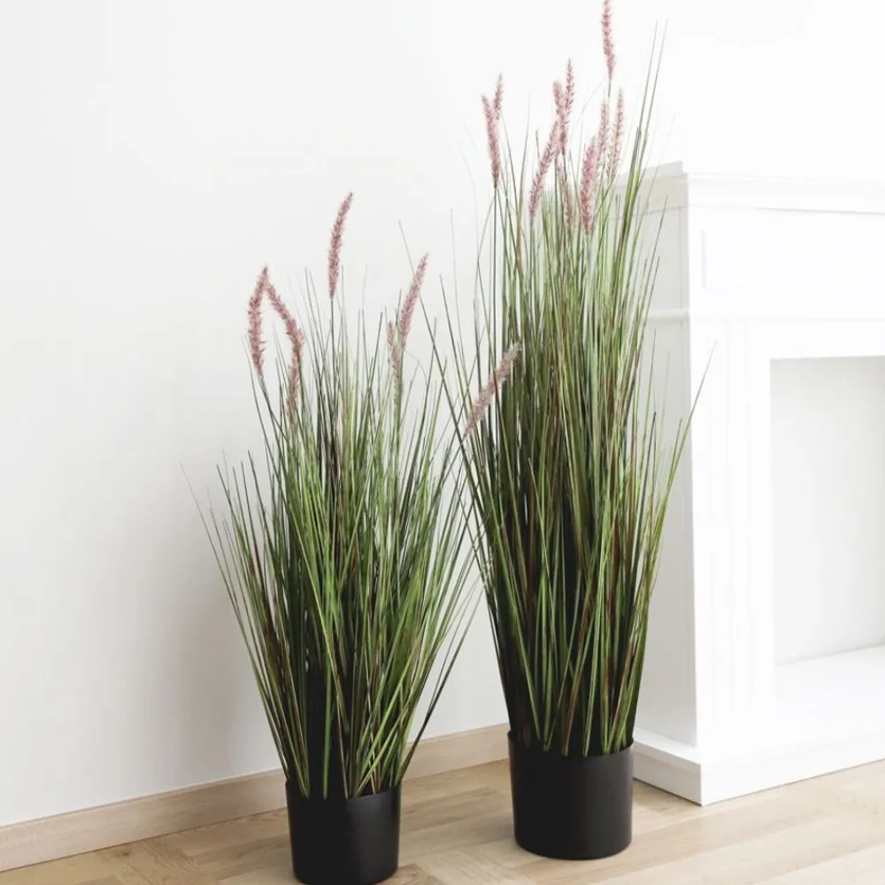 TP Kunstpflanzen Und Trockenblumen^Kunstliches Pampasgras Im Topf 91Cm