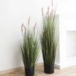 TP Kunstpflanzen Und Trockenblumen^Kunstliches Pampasgras Im Topf 122Cm