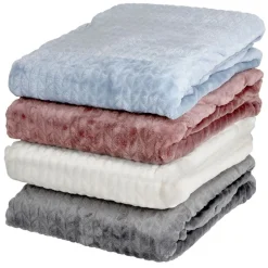 Home Collection Textilien, Decken Und Kissen^Kuscheldecke Jacquardmuster 150X200Cm Pastellblau