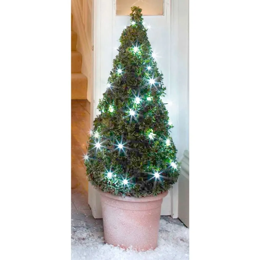 New Home Lichterketten^Led-Ausenlichterkette Mit 30 Leds Und Timer 2,33M Warmweis