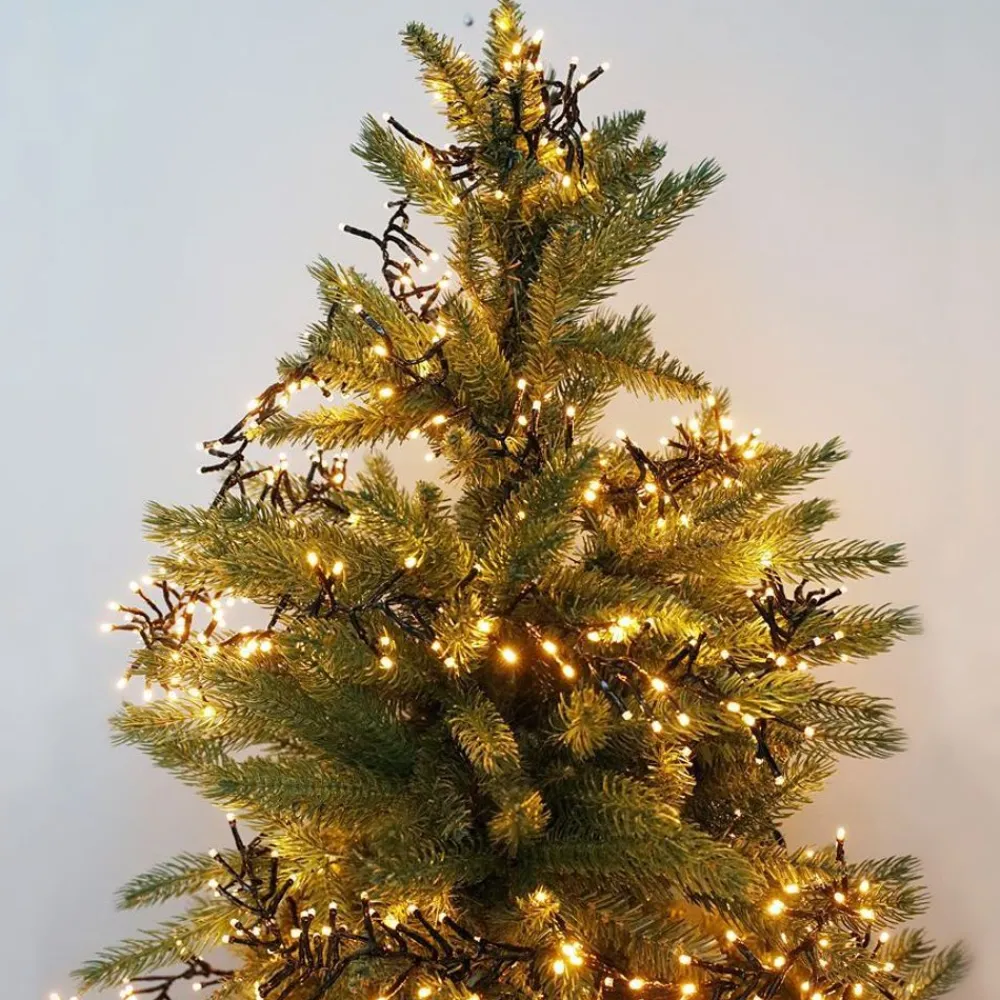 New Home Weihnachtslichterketten^Led-Cluster-Lichterkette 14,5M 480 Leds Warmweis