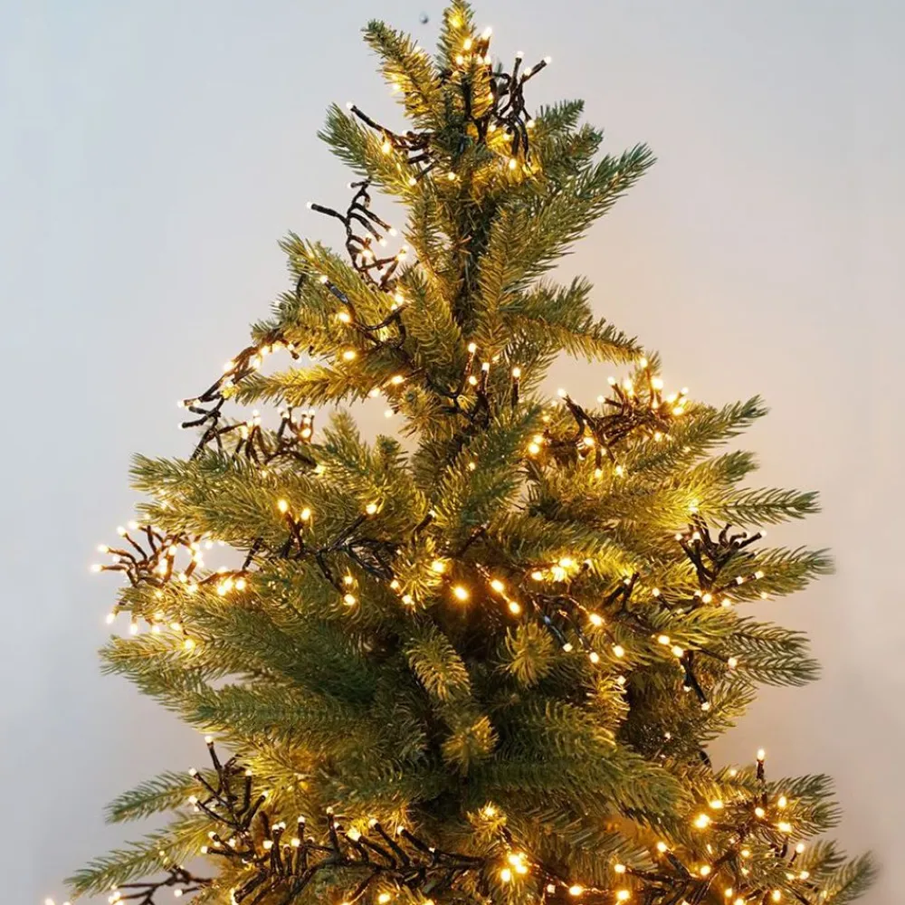 New Home Weihnachtslichterketten^Led-Cluster-Lichterkette Mit 768 Leds Warmweis
