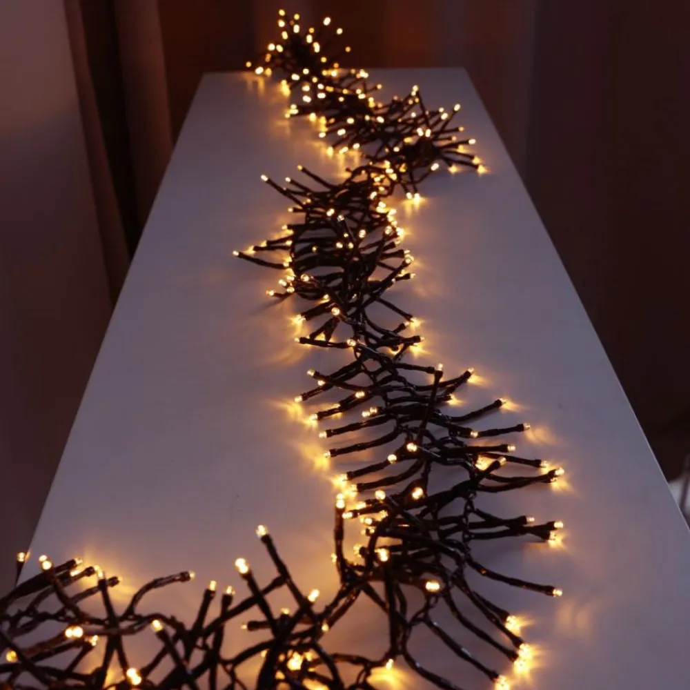 New Home Weihnachtslichterketten^Led-Cluster-Lichterkette Mit 768 Leds Warmweis