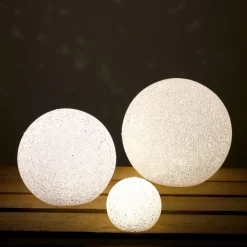 New Home Leuchtdeko^Led-Deko-Leuchtkugel 18Cm Warmweis