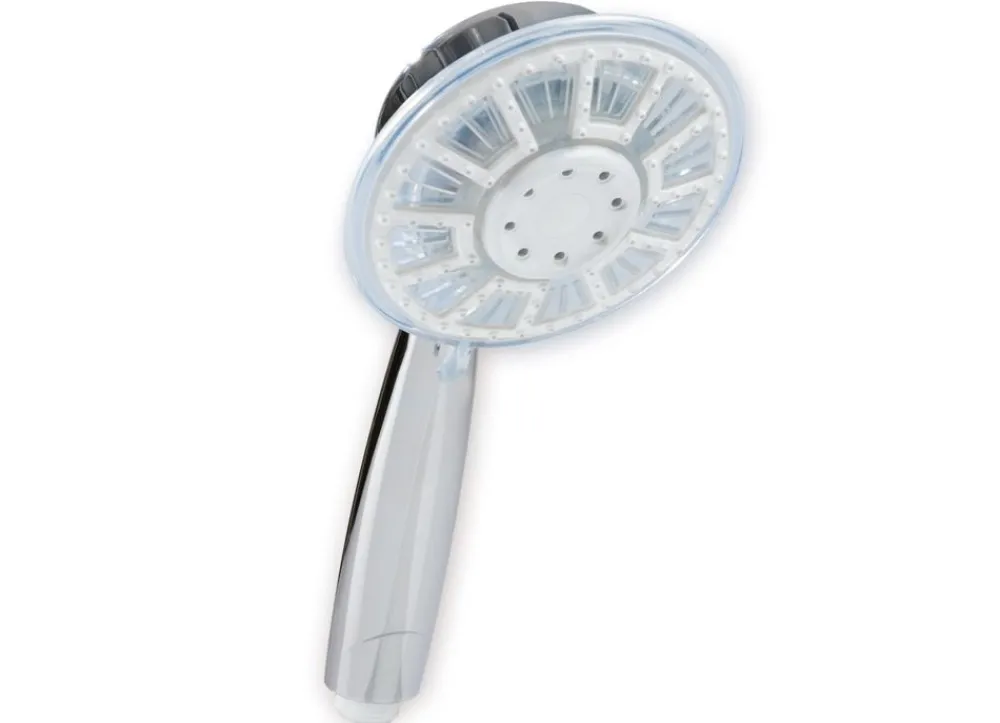 EASYmaxx Badutensilien^Led-Duschkopf Mit Duschzeit-Anzeige Ca. 27,5X12,5X6Cm