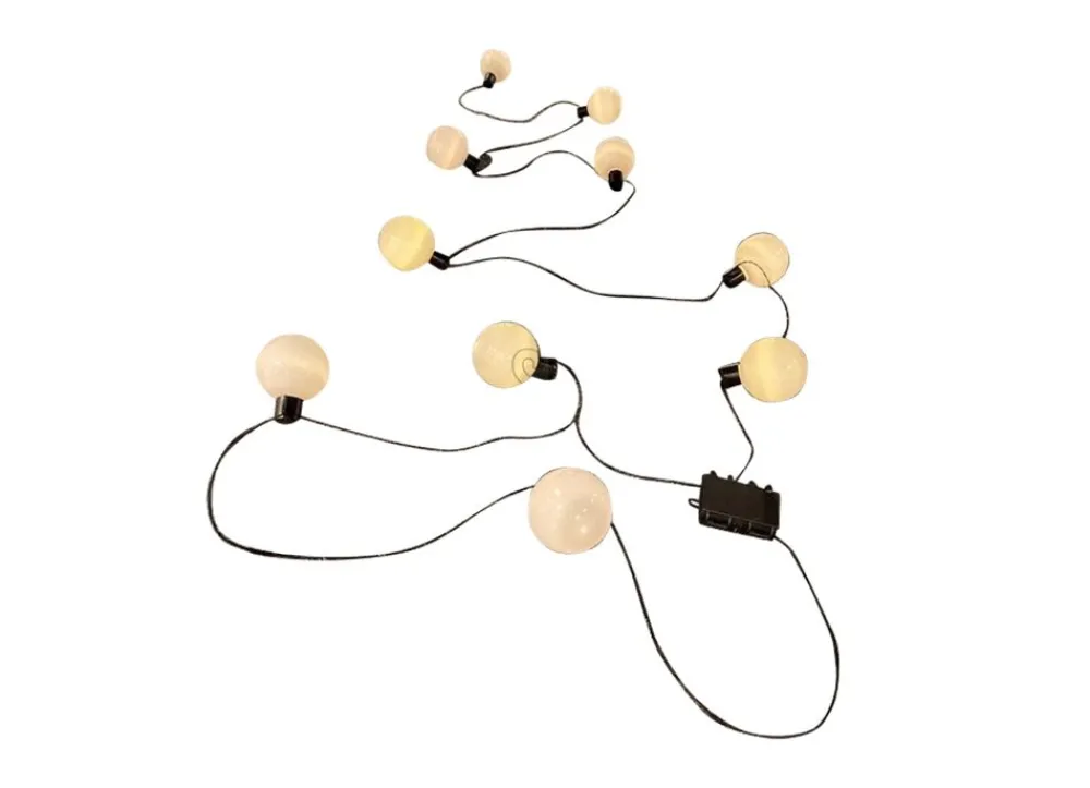 Koopmann Weihnachtslichterketten^Led-Kugel-Lichterkette Mit Timer 5M Warmweis