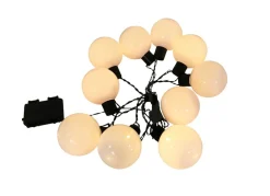 Koopmann Weihnachtslichterketten^Led-Kugel-Lichterkette Mit Timer 5M Warmweis