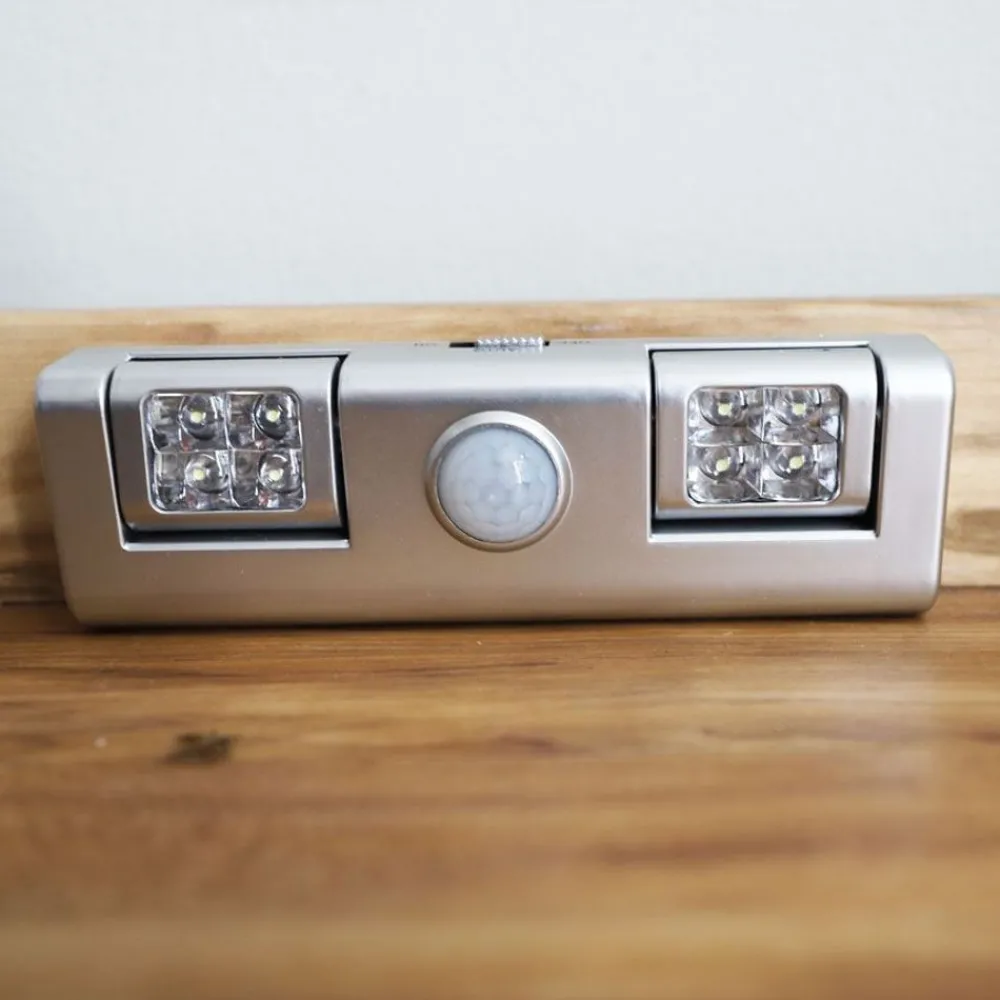 TAS Electronics Lampen Und Leuchten^Led-Lichtleiste Mit Bewegungsmelder 8 Leds Kaltweis