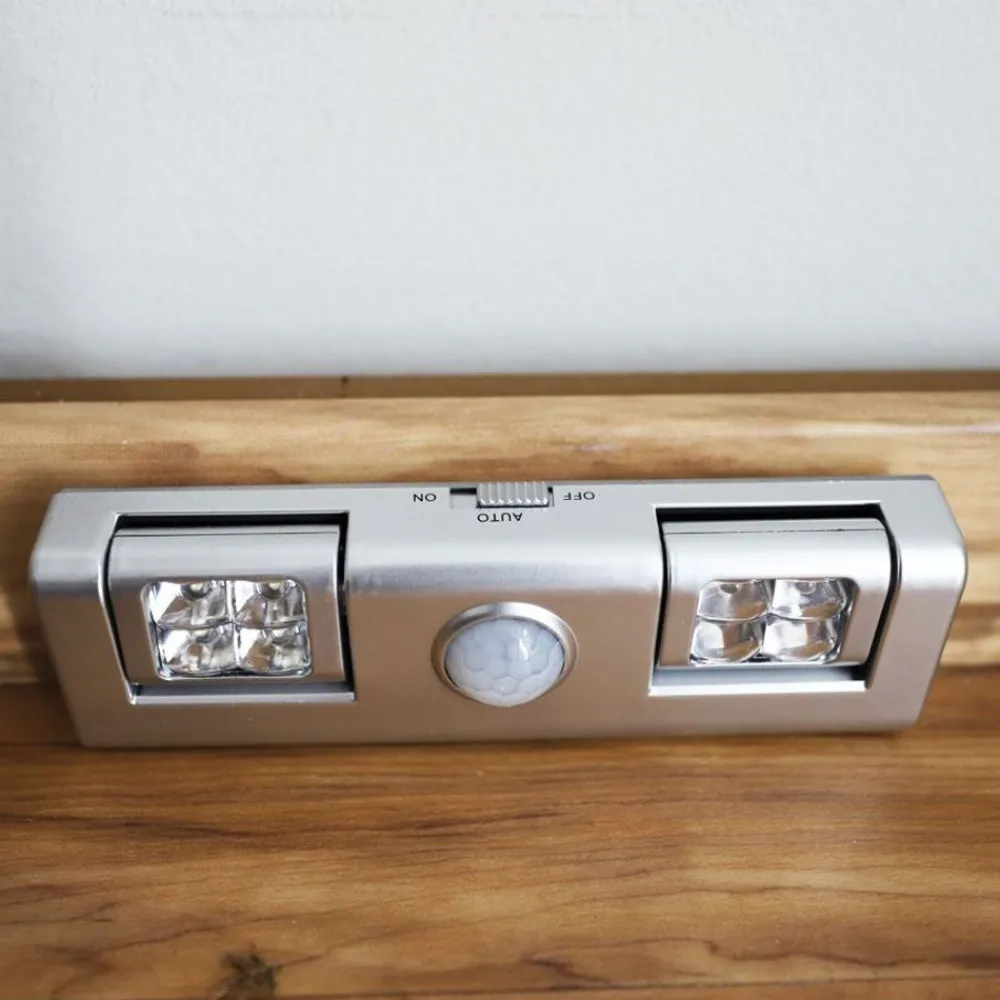 TAS Electronics Lampen Und Leuchten^Led-Lichtleiste Mit Bewegungsmelder 8 Leds Kaltweis