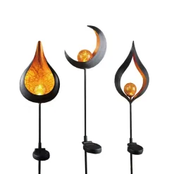 Pseudohersteller Leuchtdeko^Led-Solar-Gartenstecker 93Cm