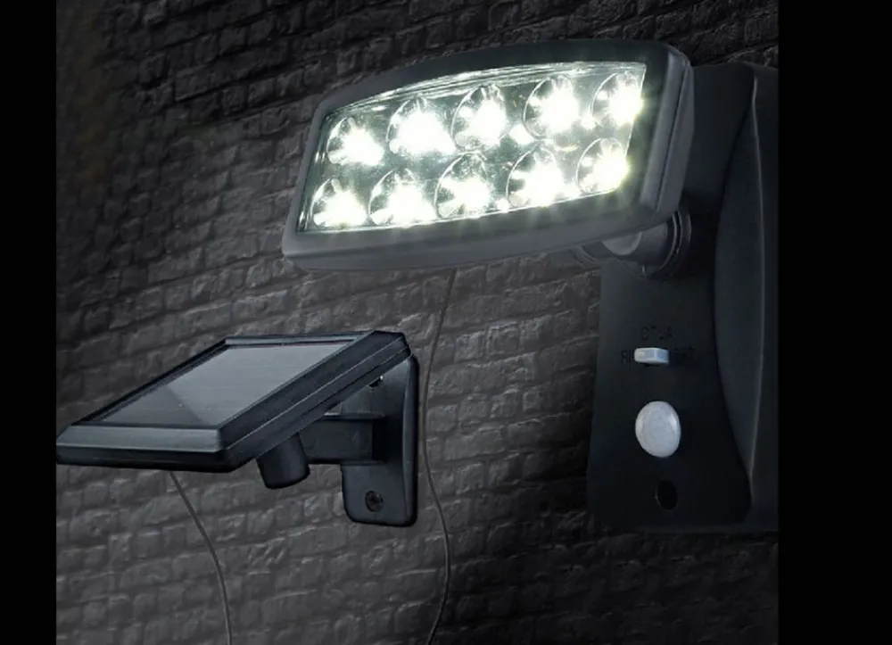 TP Lampen Und Leuchten^Led-Solarstrahler Mit Bewegungsmelder Kaltweis