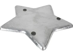 TP Bretter Und Tabletts^Metall-Dekotablett Stern 36Cm Silber