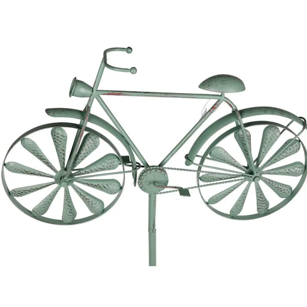 TP Gartenstecker^Metall-Gartenstab Fahrrad 160Cm Antik-Grun