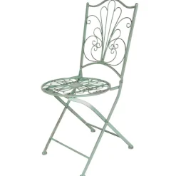 TP Gartenstühle^Metall-Klappstuhle Antik-Grun 2Er-Set